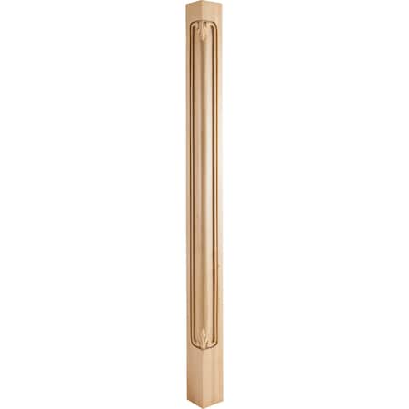 Hardware Resources 2-3/4" Wx2-3/4"Dx42"H Hard Maple Acanthus Corner Post CP-1-42MP